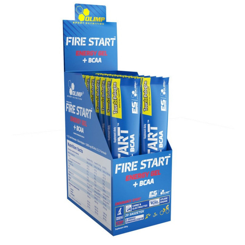 Енергетик Olimp Nutrition Fire Start Energy Gel+BCAA 20 sachet Orange