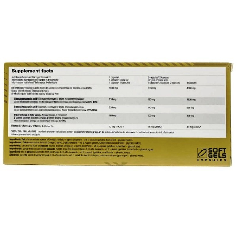 Омега для спорту Olimp Nutrition Gold Omega 3 D3 + K2 Sport Edition 60 Caps