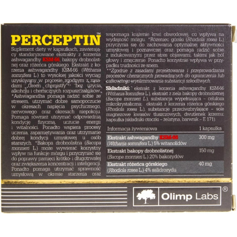 Натуральна добавка для спорту Olimp Nutrition Perceptin 30 Caps