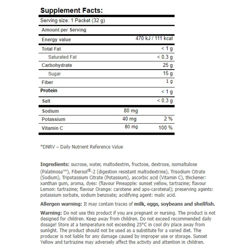 Енергетик Amix Nutrition Performance Amix Rock´s Gel Free 32 g Pineapple