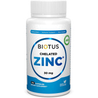 Мікроелемент Цинк Biotus Chelated Zinc 30 mg 100 Caps BIO-530357