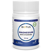 Микроэлемент Магний Biotus Magnesium with Vitamin B6 30 Tabs BIO-530272