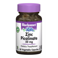 Мікроелемент Цинк Bluebonnet Nutrition Zinc Picolinate 50 mg 50 Veg Caps BLB0738