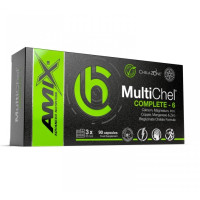 Мультимінерали для спорту Amix Nutrition ChelaZone MultiChel Complete 6 Bisglycinate Chelate 90 Veg Caps