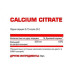 Мікроелемент Кальцій для спорту Nosorog Nutrition Calcium Citrate 200 g /66 servings/ Pure