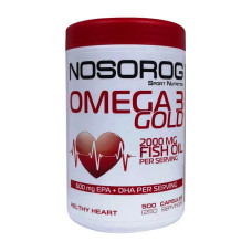 Омега для спорту Nosorog Nutrition Omega 3 Gold 1000 mg 500 Caps