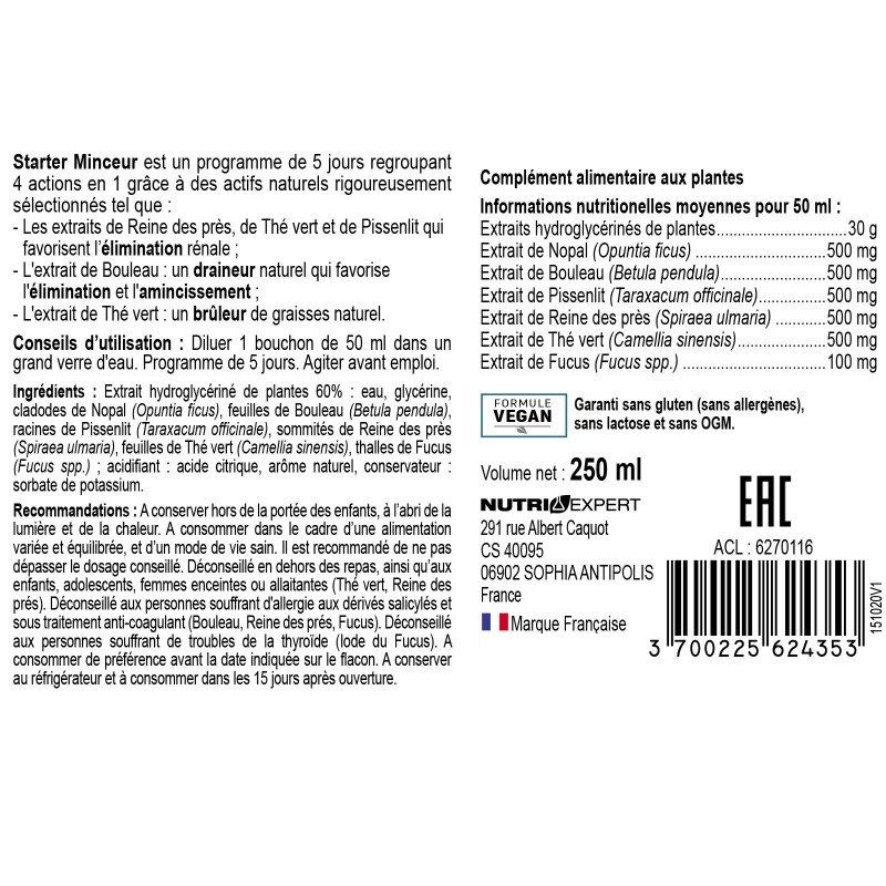 Екстракт для схуднення NUTRIEXPERT EFFINESS STARTER MINCEUR 250 ml /8 servings/
