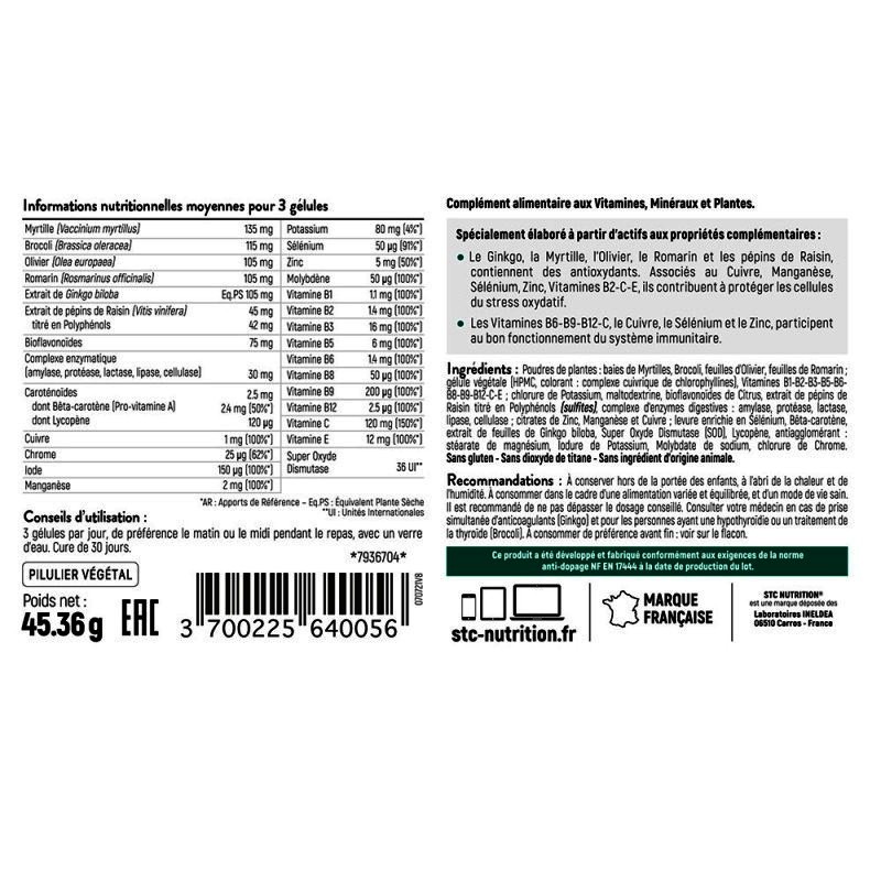 Витаминно-минеральный комплекс STC NUTRITION 33 VITAMINES & ANTIOXYDANTS® 90 Caps