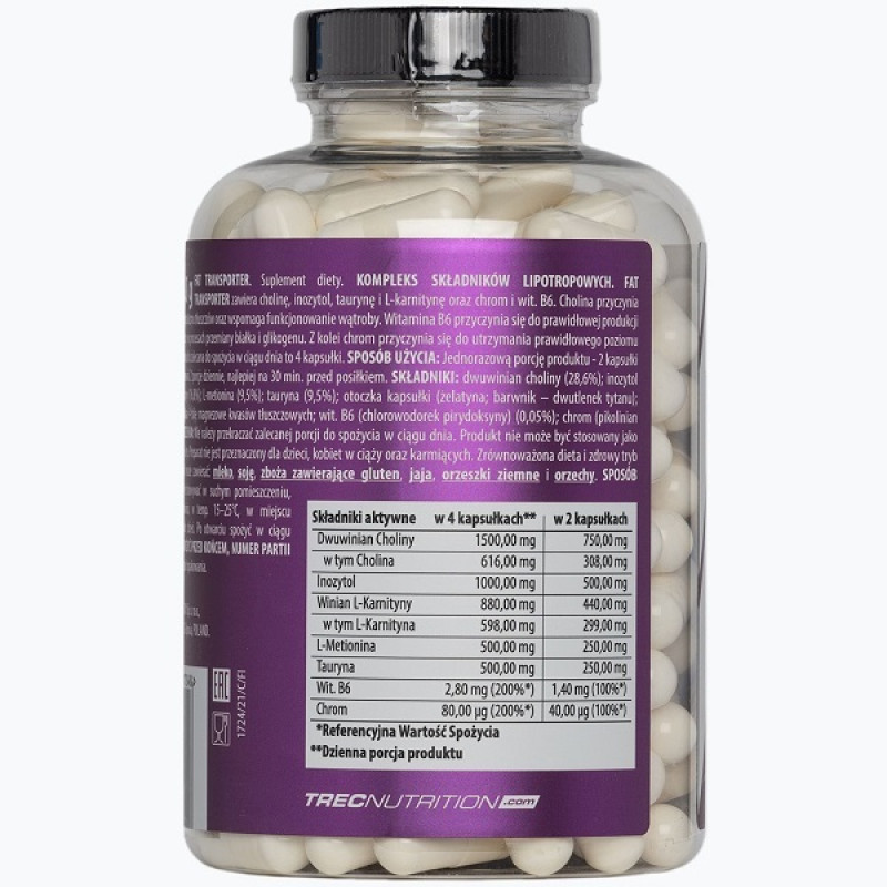 Комплексний жироспалювач Trec Nutrition Fat Transporter 90 Caps