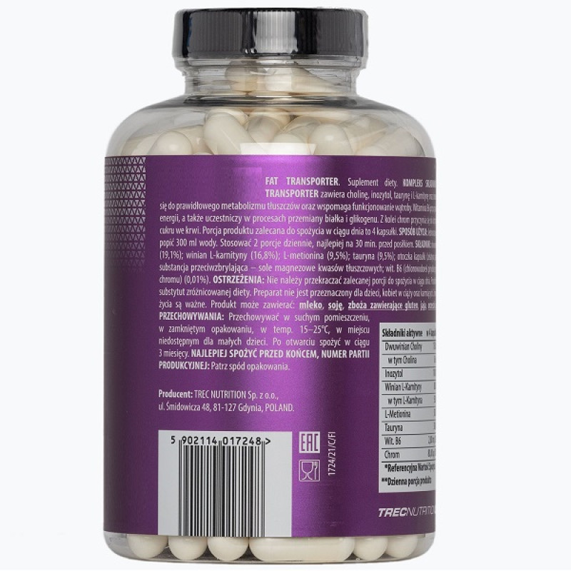 Комплексний жироспалювач Trec Nutrition Fat Transporter 90 Caps
