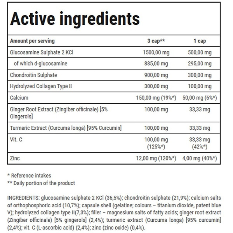 Хондропротектор (для спорту) Trec Nutrition Joint Therapy Plus 120 Caps