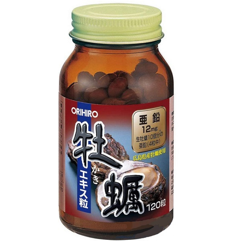 Вітамінно-мінеральний комплекс для чоловіків Orihiro Oyster Extract 550 mg 120 Tabs
