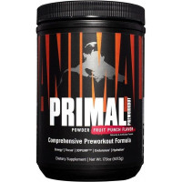 Комплекс до тренування Universal Nutrition Animal Primal Powder, Preworkout 507,5 g /25 servings/ Fruit Punch