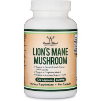 Комплекс для профилактики работы головного мозга Double Wood Lion's Mane Mushroom 500 mg 120 Caps