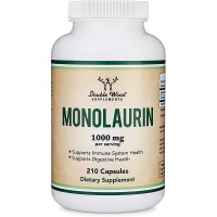Натуральна добавка для імунітету Double Wood Monolaurin 1000 mg 210 Caps