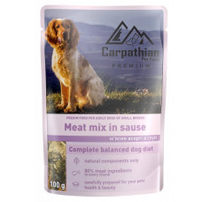  Carpathian MINI - М’ЯСНЕ АСОРТІ в соусі Meat mix in sause для собак, пауч 100 г (24шт/уп).