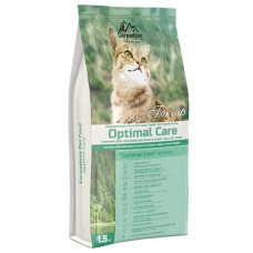  Carpathian Optimal Care Для всіх порід віком від 1 до 7 років. З куркою та скумбрією. Для виведення шерсті. 1,5 кг.