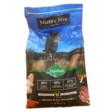  Nutra Mix Hairball (зелена) Виведення комків шерсті, PH контроль. Курка, овочі. Для домашніх котів 9 кг.