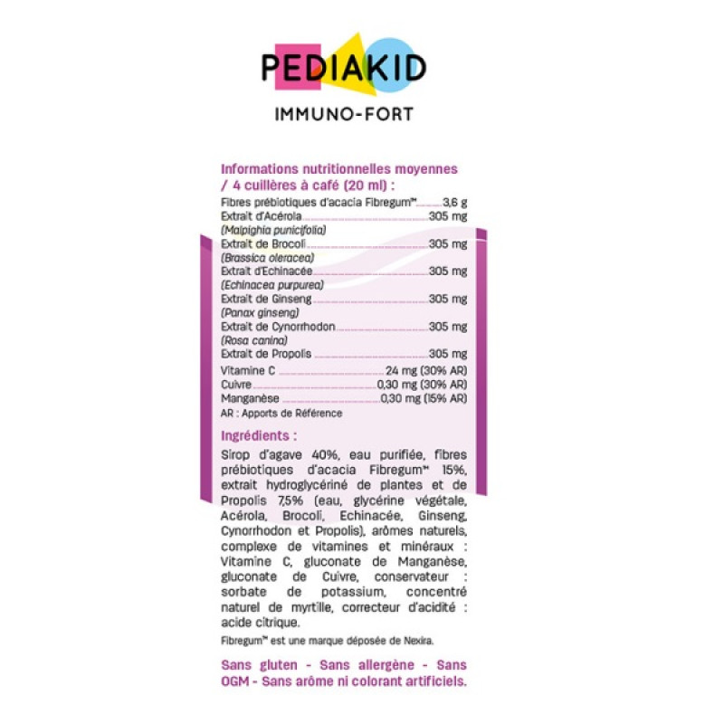Комплекс для профілактики імунної системи у дітей Pediakid Комплекс 