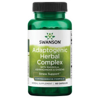Суміш екстрактів Swanson Adaptogenic Herbal Complex 60 Caps