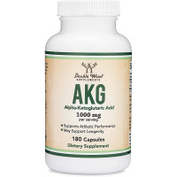 Антиоксидант Double Wood Alpha-Ketoglutaric Acid (AKG) 1000 mg (2 caps per serving) 180 Caps