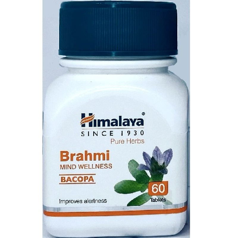 Комплекс для профілактики нервової системи Himalaya Brahmi 60 Tabs