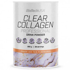 Хондропротектор (для спорту) BioTechUSA Clear Collagen Professional 350 g /28 servings/ Peach Ice Tea