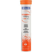 Вітамін С для підвищення імунітету Bioglan Vitamin C + Zinc 20 effervescent tabs