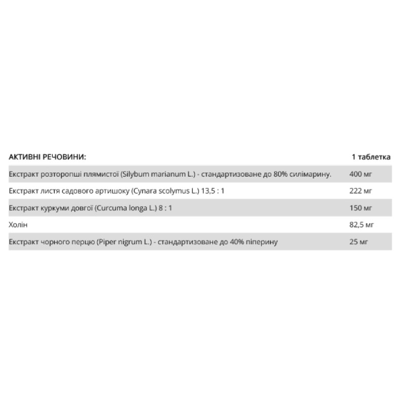 Комплекс для профилактики работы печени New Nordic Active Liver 30 Tabs