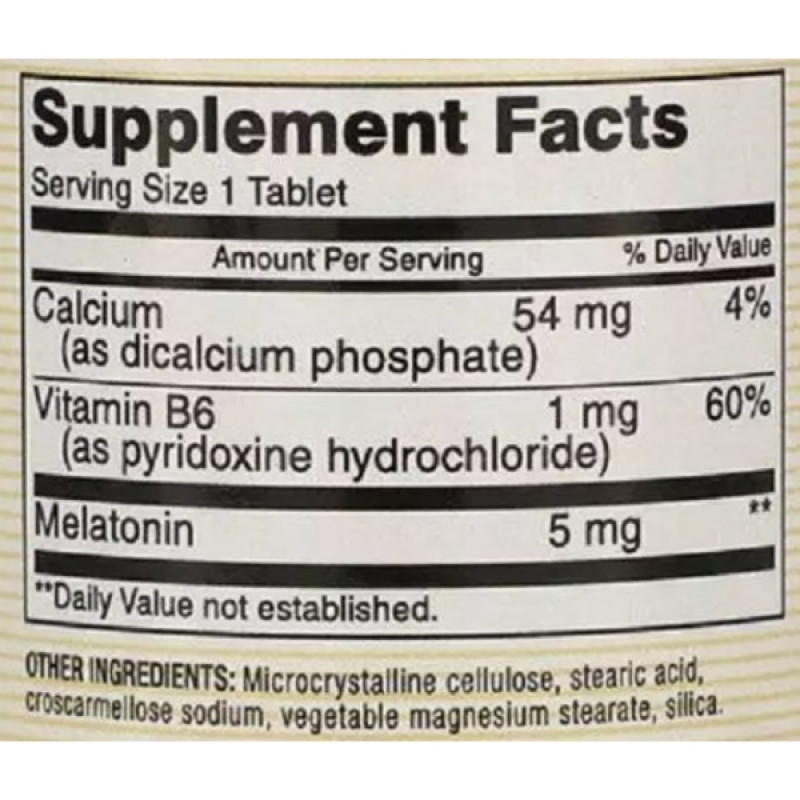 Мелатонін для сну Mason Natural Melatonin 5 mg 60 Tabs
