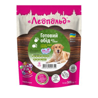  Леопольд Готовий обід з  м'ясом, птицею та овочам, пауч (дой-пак) 500 г (12шт/уп)