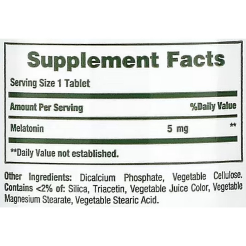 Мелатонін для сну Nature's Bounty Melatonin 5 mg Dual Spectrum 60 Tabs