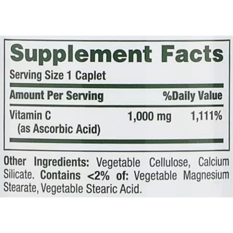 Вітамін C Nature's Bounty Vitamin C 1000 mcg 100 Caplets