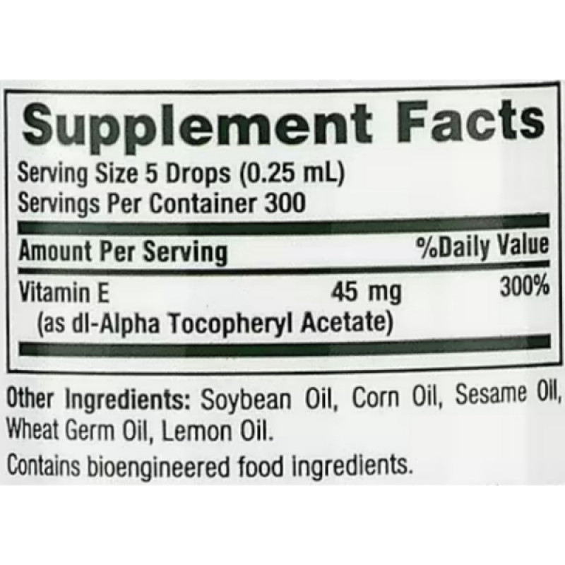 Вітамін E Nature's Bounty Vitamin E-Oil 30000 IU 74 ml /296 servings/