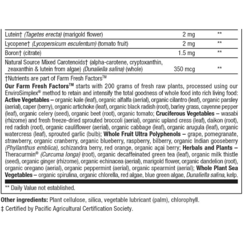 Вітамінно-мінеральний комплекс для чоловіків Natural Factors Whole Earth & Sea Men's 50+ 120 Tabs