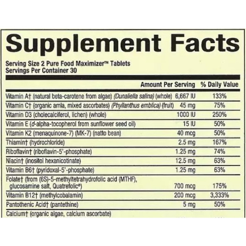 Вітаміни для вагітних Natural Factors Whole Earth & Sea Women's Prenatal Multivitamin & Mineral 60 Tabs