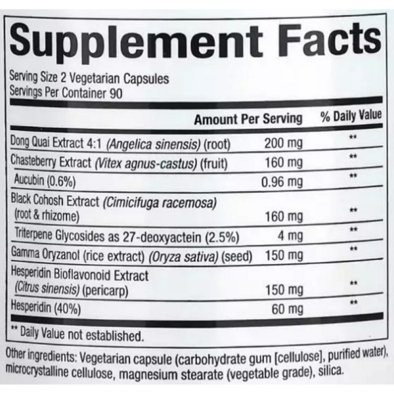 Комплекс при менопаузі Natural Factors WomenSense MenoSense Menopause Formula 180 Veg Caps