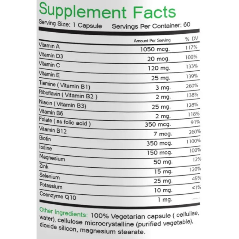 Витаминно-минеральный комплекс Bionic Formula Multivitamin 60 Caps