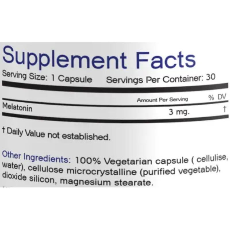 Мелатонін для сну Bionic Formula Melatonin 3 mg 30 Caps