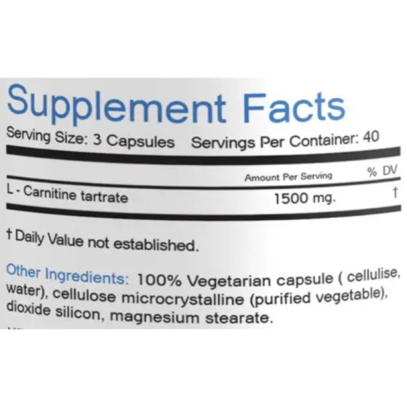 Карнитин Bionic Formula L-Carnitine 1500 mg 120 Caps