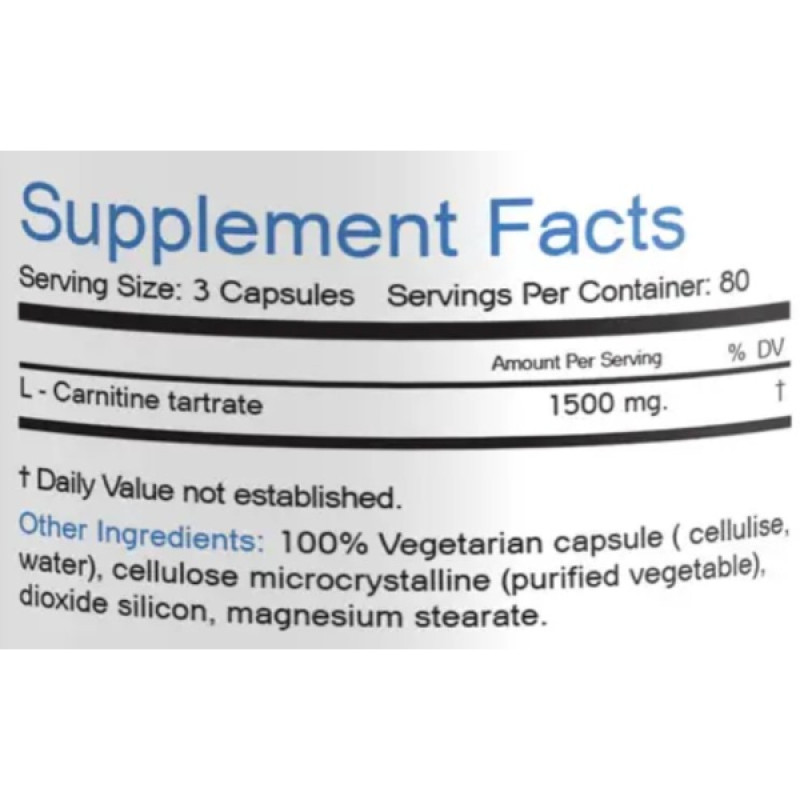 Карнитин Bionic Formula L-Carnitine 1500 mg 240 Caps