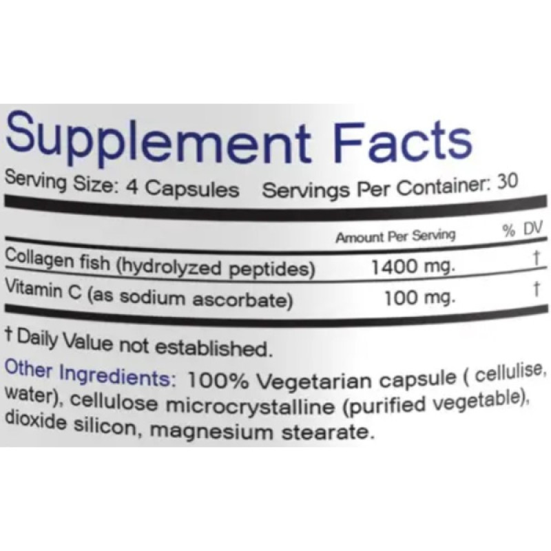 Колаген Bionic Formula Collagen Fish & Vitamin C 120 Caps