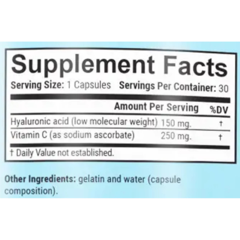 Хондропротектор (для спорту) GARO Nutrition Hyaluronic Acid 150 mg 30 Caps