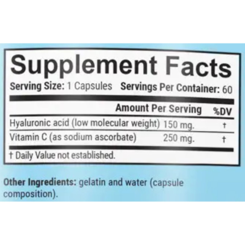 Хондропротектор (для спорту) GARO Nutrition Hyaluronic Acid 150 mg 60 Caps