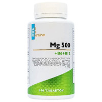 Вітамінно-мінеральний комплекс All be Ukraine Mg+B6+B12 120 Tabs