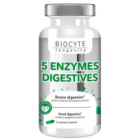 Травні ферменти Biocyte 5 Enzymes 60 Caps