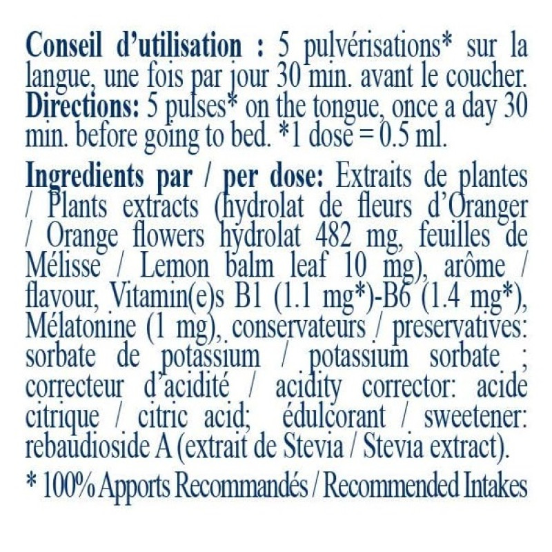 Мелатонин для сна NUTRIEXPERT Melatonin Sparay 1 mg 20 ml /40 servings/