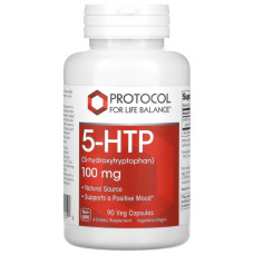 Триптофан Protocol for Life Balance 5-HTP 100 mg 90 Veg Caps