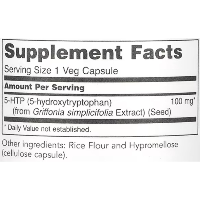Триптофан Protocol for Life Balance 5-HTP 100 mg 90 Veg Caps