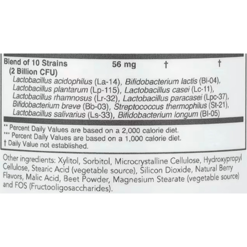 Пробіотик Protocol for Life Balance Chewable Probiotic, For Children and Adults, 2 Billion 90 Chewables